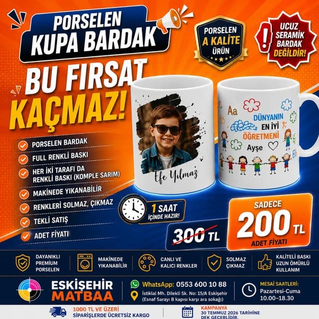 Kupa Bardak Kampanyası