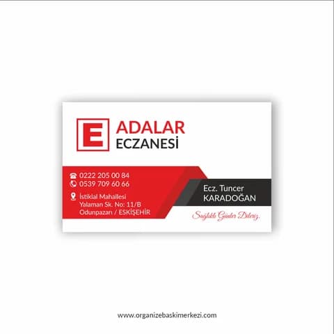 Eczane Kartvizitleri