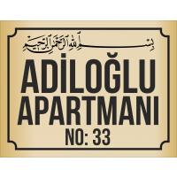 Apartman Tabelası (Besmele1)