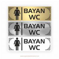 Bayan WC Tabelası